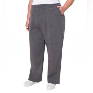 Mondetta Performance Luxury Fleece High-rise Wide Leg Lavender Grey Pants XXL